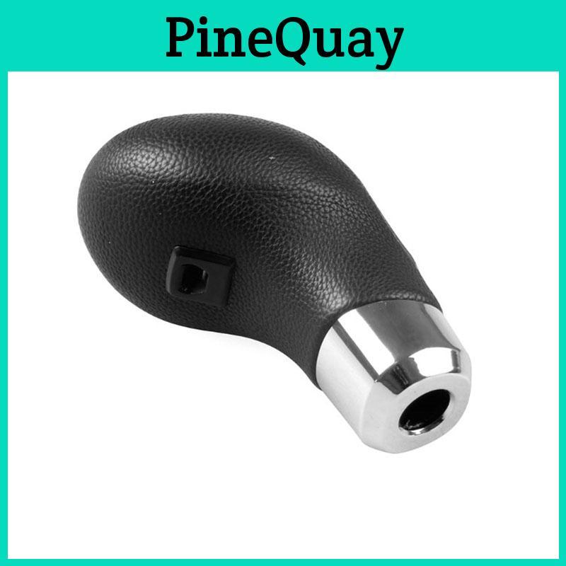 Leather Pu Car Shift Gear Lever Knob Touch Motion Activated Led Light Head