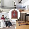 For Women Irregular Thick Prayer Knees Mat Luxury Soft Printed Floor Carpet Non-Slip Knees Rug For Men & Women Prayer Mat