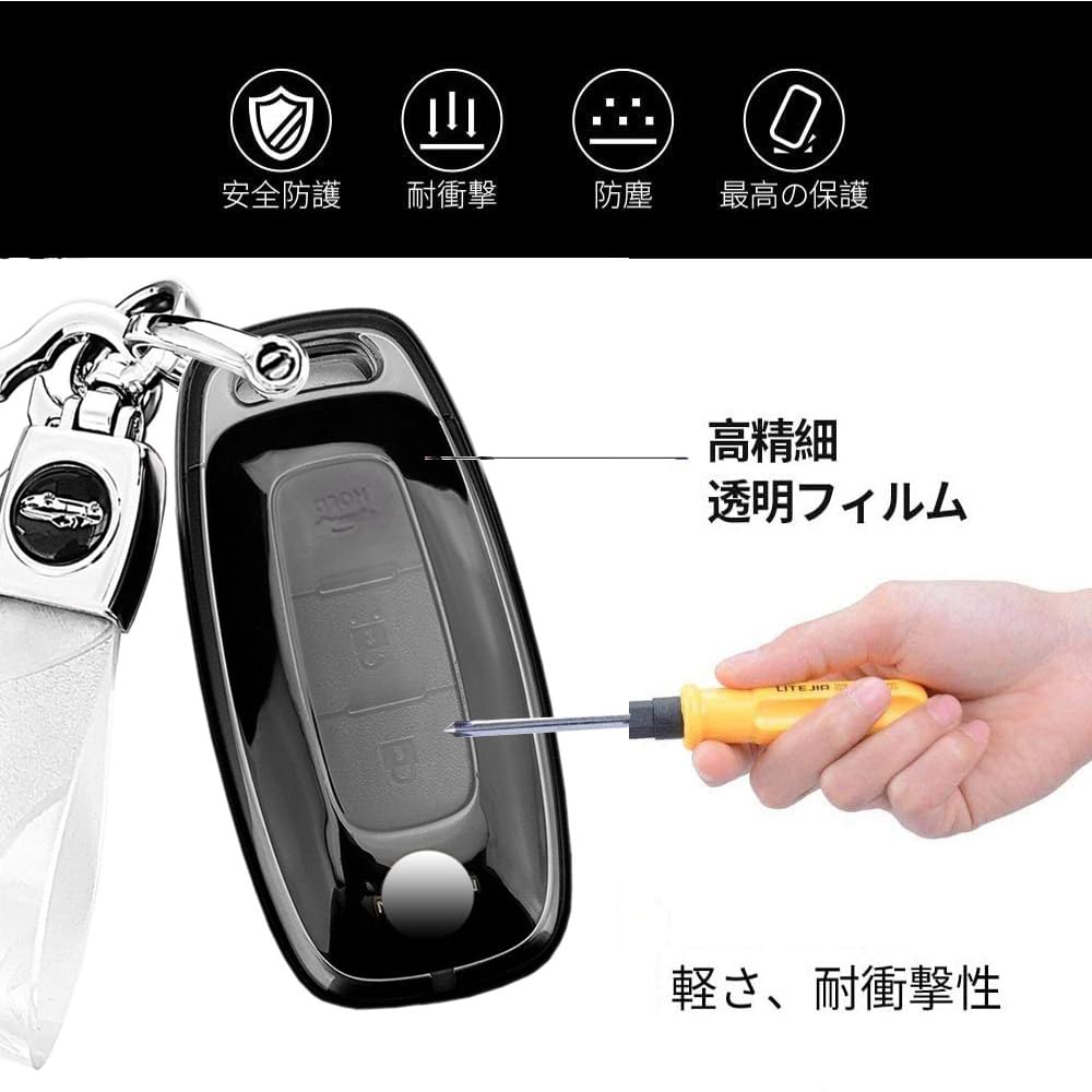 [kmwy] New Nissan Smart Key Case Compatible Serena Sakura Note X-Trail Aura Elgrand Aria