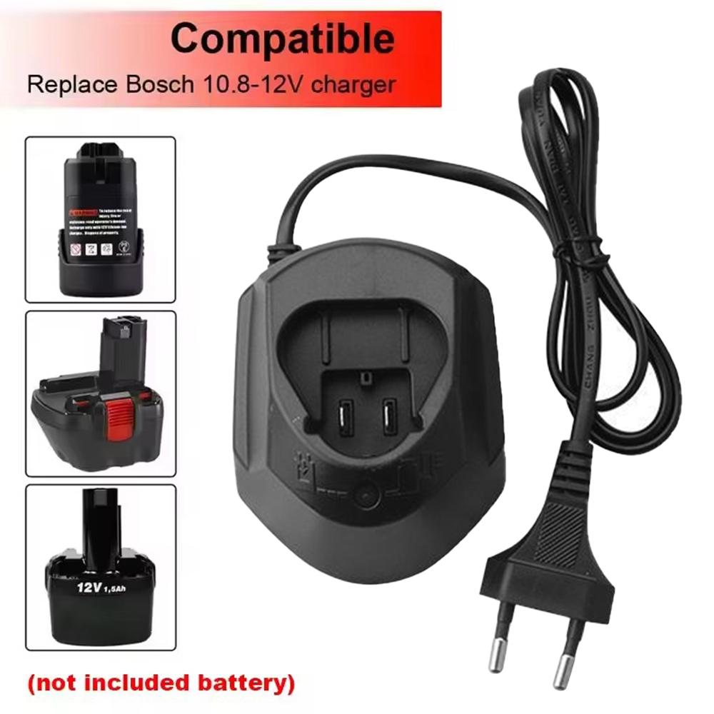 Li-ion Battery Charger with Indicator Light For Bosch 10.8V 12V Lithium-ion Battery Charger Support 110-240V For Power Tool Part