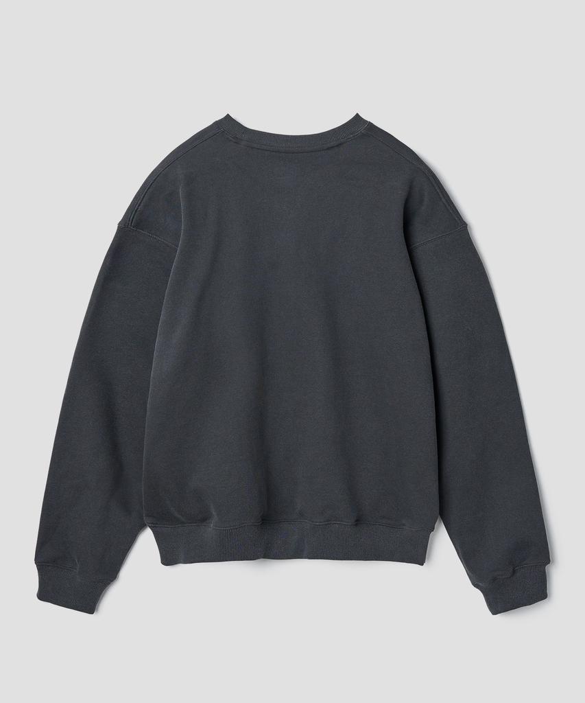 TTUDEMENT English Dog Graphic Sweatshirt_Charcoal