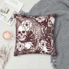Halloween Tropical Vintage Jungle Skull Pillow Case Cushion Cover Vintage Decor Pillowcase for Car