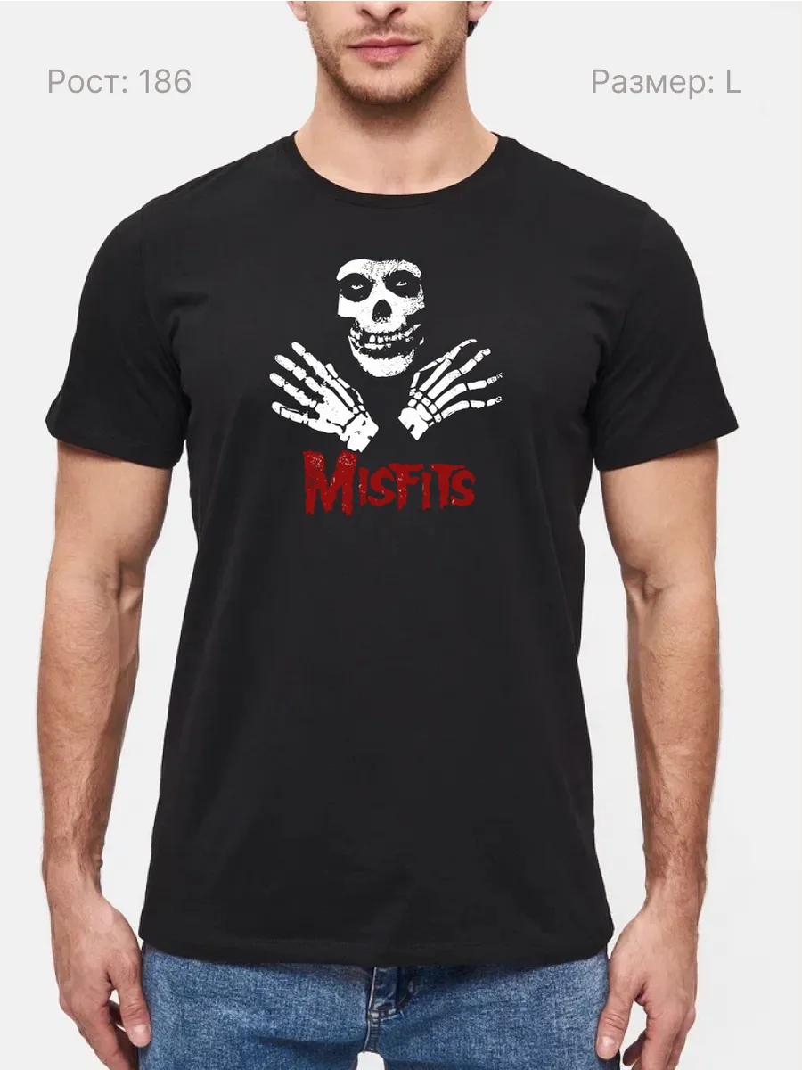 Oversized cringe base red white print T-shirt S