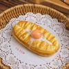 Soft Simulated Cheese Bun Stress Relief Slow Rising Toy Bread Squishy Toy  for Adults Kids Gift