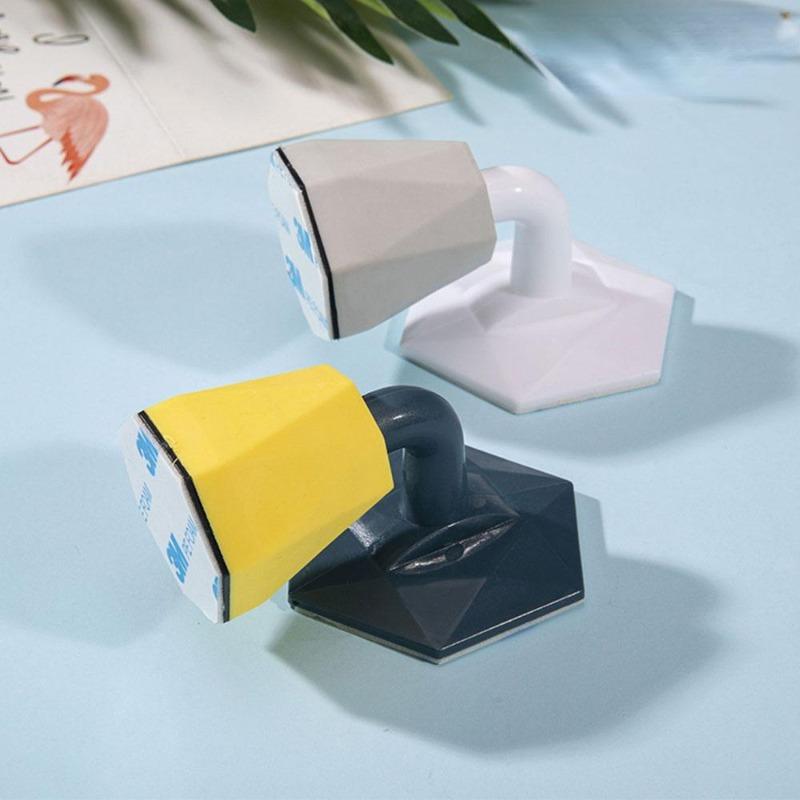 2Pcs-door suction resistor entry suction door touch door rear door handle bathroom silicone non-punching anti-collision silicone door