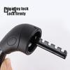 Bike Cable Lock with 5 Digits Shear-Resistant PVC Coating Universal Anti-Theft Security Protection Bicycle Scooter Safety Lock