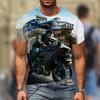 Camiseta de Verano para Hombre3DImpresión de Letras de Calavera Moda Manga Corta Ropa de Hombre Cuello O Ocio Poliéster Camiseta Ropa de Calle