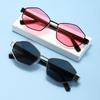 Vintage Retro Mirror Men Sunglasses for Female Sun Glasses Fashion Metal Polygon Women Sunglasses Brand Designer Uv400