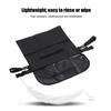 43x35.5cm Black Wear Resistant Oxford Cloth Storage Bag Organizer for Chair Wheelchair Use