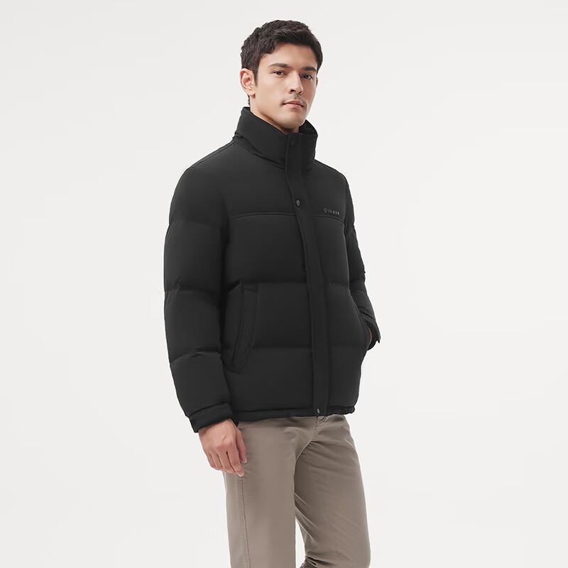 Tanboer Men's Short Stand Collar Down Jacket 510361A