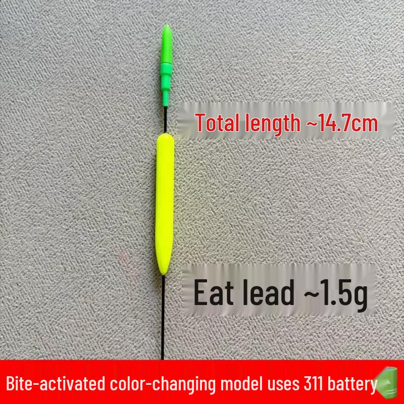 Color-Changing Electronic Fishing Float for Day and Night, Shallow Water, Crucian Carp, and Carp Fishing