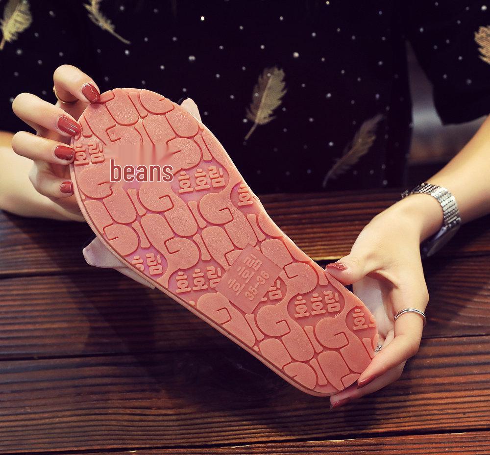 Elegant Korean Silk Bow Slippers - Handmade Satin Flats for Women