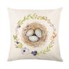 Home Nordic Easter Bunny Pillow Cover Sofa Pillow Bedside Pillow Cover Linen Pillow Cover