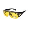 [Dollger] Night Sunglasses, Flip-up Type, Over Glasses, Polarized Lenses, UV Protection, Ultra Light, For Day and Night Use, For Fishing, Sports,