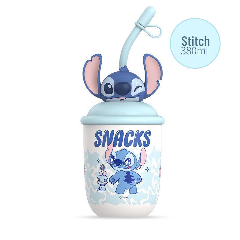 Zootopia s Nick & Judy 316 Stainless Steel Thermos Cup with Straw - High-Quality for Girls Cup Only