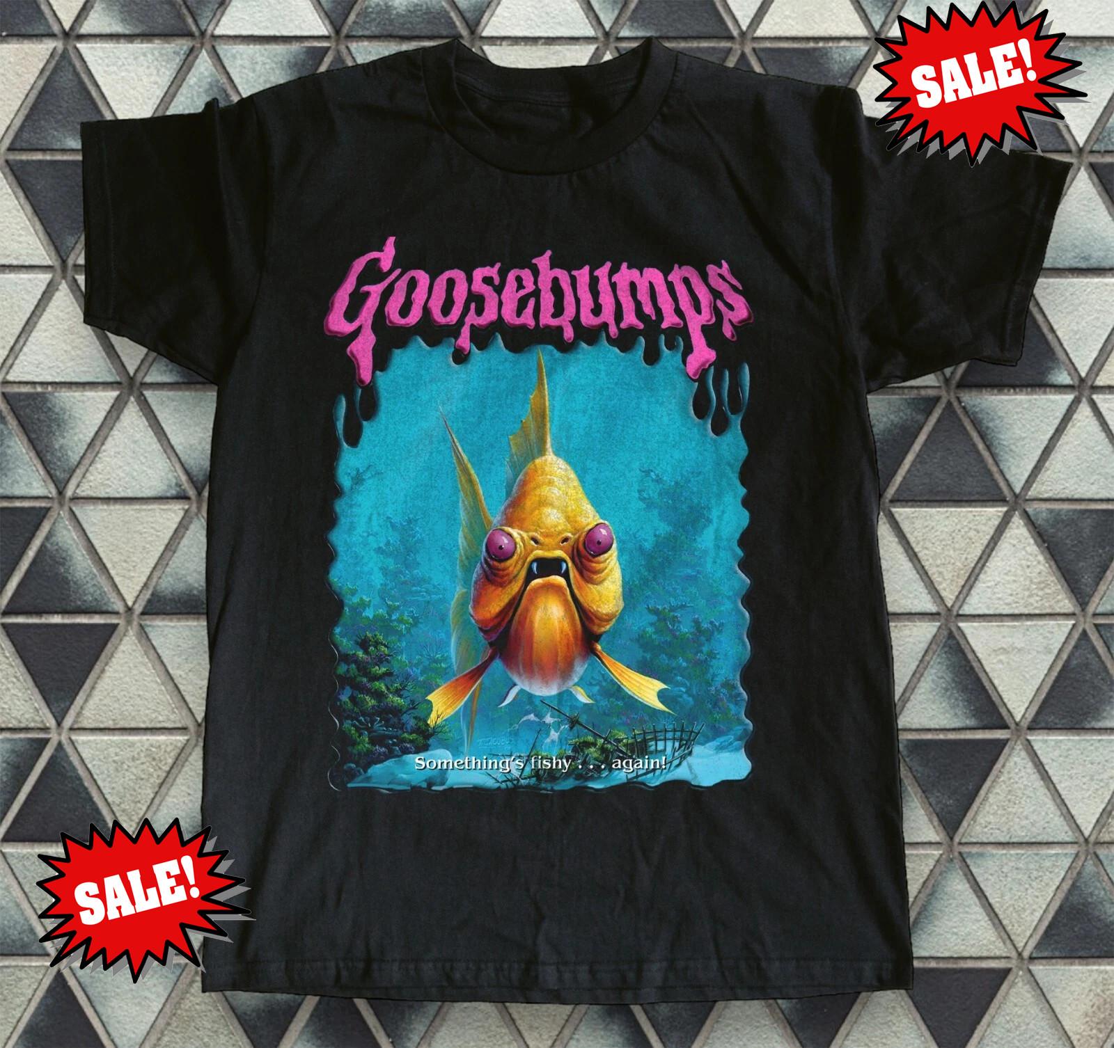 Collection Goosebumps Heavy Cotton S to 5XL Black T Shirt CM770 Unisex T-Shirt S