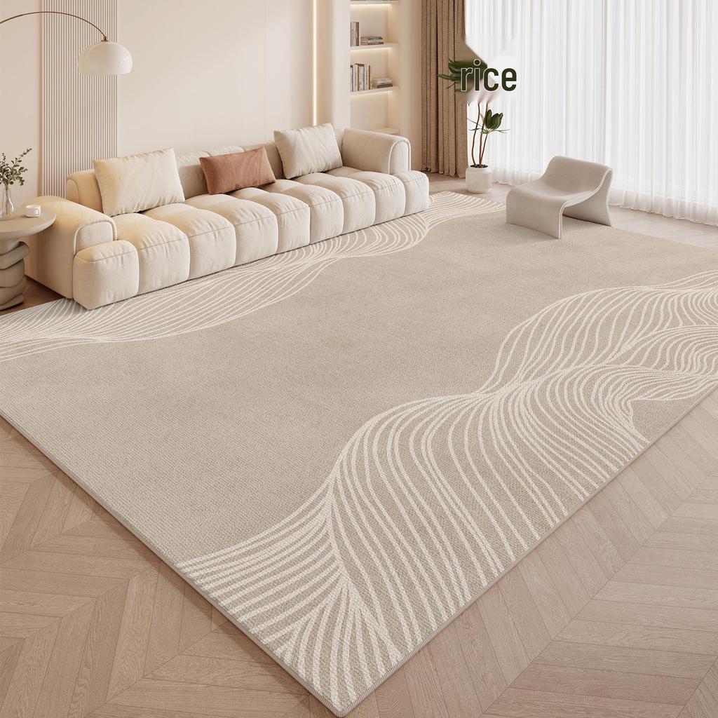 Stain-Resistant, Easy-Clean, Non-Slip Luxury Bedside Rug for Living Rooms & Bedrooms.