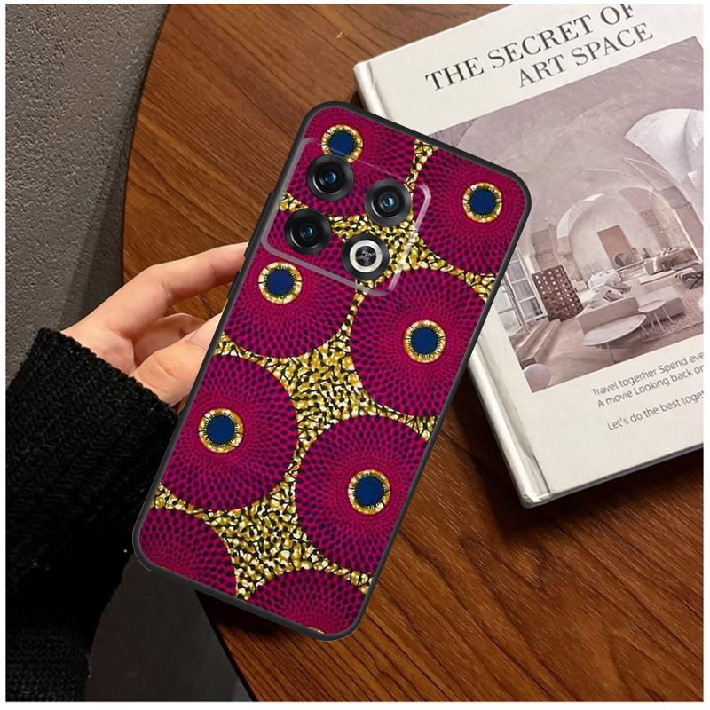 

African Wax Fabric For OnePlus 13R 10R 12R 10T 8T 13T 11 12 13 15 Case For OnePlus Nord 5 CE 2 3 4 Lite N20 N30 OnePlus 9