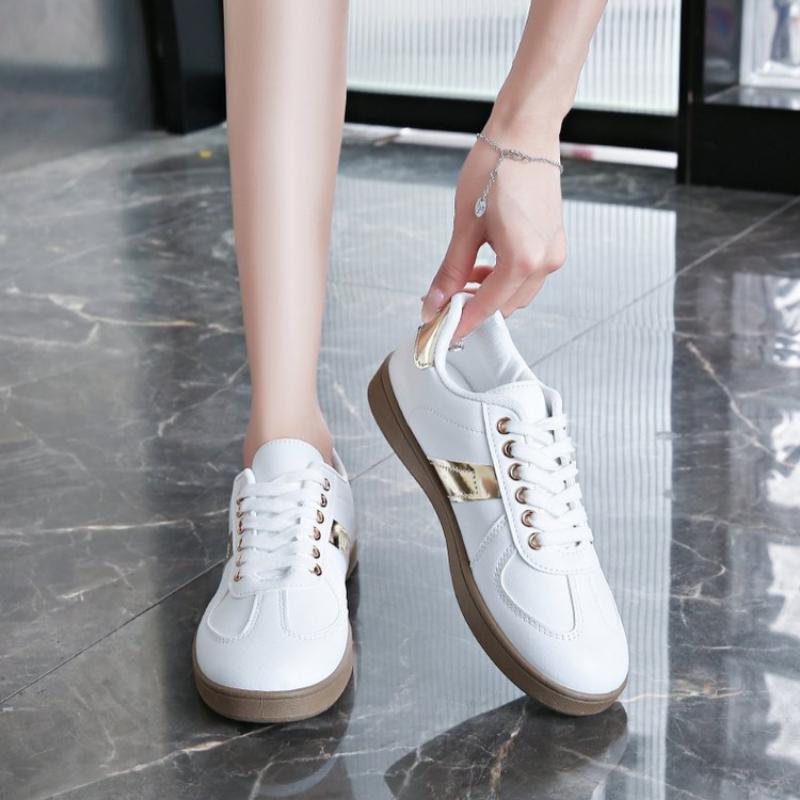 Buty damskie na wiosnę, lato, jesień i zimę Damskie sneakersy Białe buty Wygodne i odporne na zużycie Buty codzienne