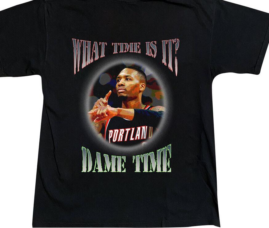 Damian Lillard T-shirt Black Unisex All Sizes S to 45XL Unisex T-Shirt XXXL