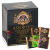 Basilur TeaMarka herbaty uwielbiana w 65 krajachMieszanka klasycznych herbat 5 rodzajów 10 torebek (po 2 każdego rodzaju) Ceylon Darjeeling Earl Grey Sencha English Breakfast prezent