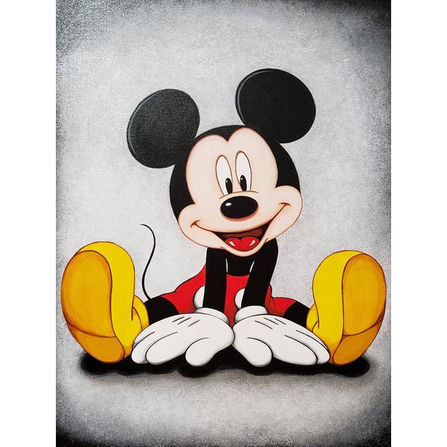 

5D Алмазная мозаика Красочная DIY Искусство Алмазная вышивка Микки Маус Наборы для вышивания крестом Мультяшная вышивка Наклейка на стену Round 20x30cm