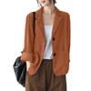 ZANZEA Women Casual Turn Down Collar Long Sleeve Thin Cardigan Tops