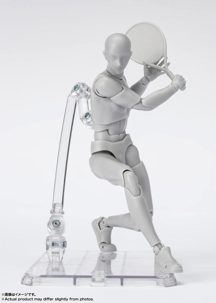 TAMASHII NATIONS Edition DX SET Color Approximately 150mm PVC ABS Painted Movable Figure BAS64933 S.H.Figuarts Body-kun -Sports- (Gray Ver.) &
