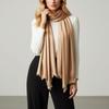 Luxurious Cotton Hijab Scarf for Women Breathable Comfortable Ruffled Trim Head Wrap Shawl Wrap for Culture Event Wear