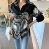 Camicia Versatile in Chiffon a Manica Lunga Taglie Forti - Nuovo Design Primavera