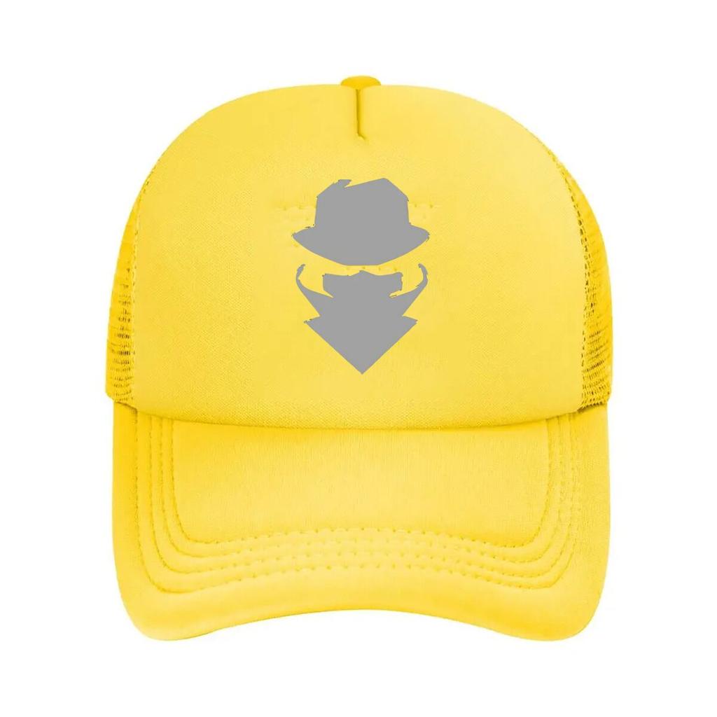 Hat and Mask Silhouette Mesh Baseball Cap Casual Hat Outdoor  For Womens Unisex FeUnisex