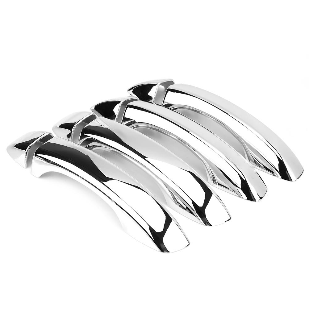 8 Pcs Car Chromium Electroplating Door Handle Cover Trim for MG Zs Suv 2018 2019