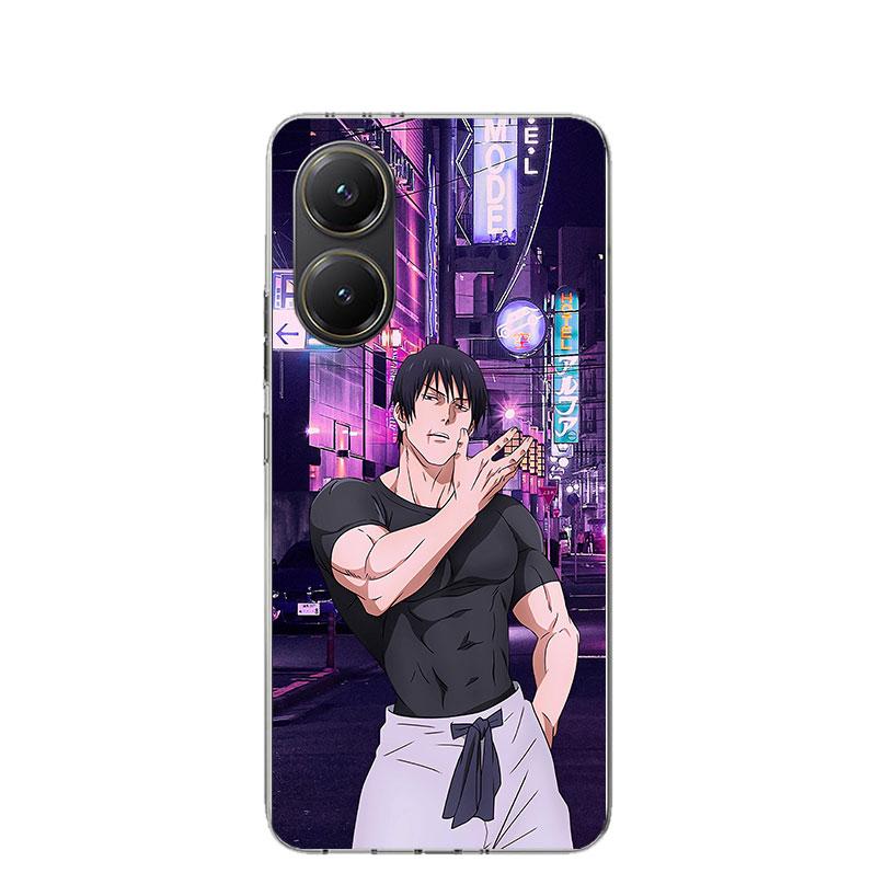 Kaisen J-Jujutsu Fushiguro Toji Phone Case For Xiaomi Poco X3 X5 X6 X7 X4 Nfc F7 Ultra F6 F5 Pro F4 Gt F3 M5 M5S M4 M3 Art Cover