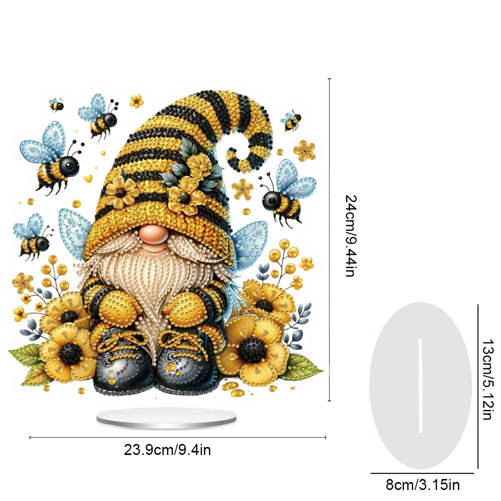 Acrylic 2D Flat Goblin DIY 5D DIY Diamond Art Tabletop Decorations Diamond Painting Desktop Decorations Bedroom Table Decoration