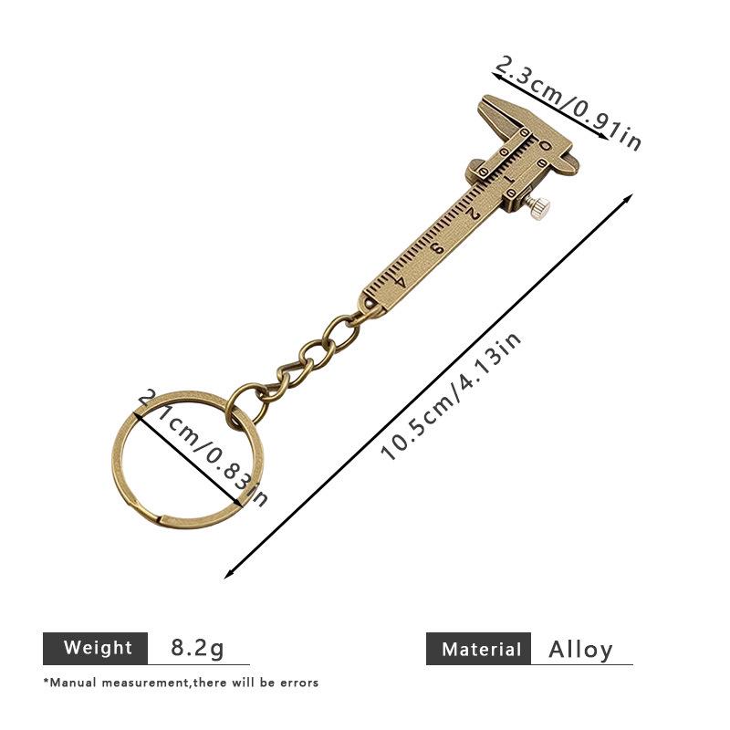 Portable Mini Pocket Vernier Caliper Pendant - High Precision Mechanical Measuring Tool