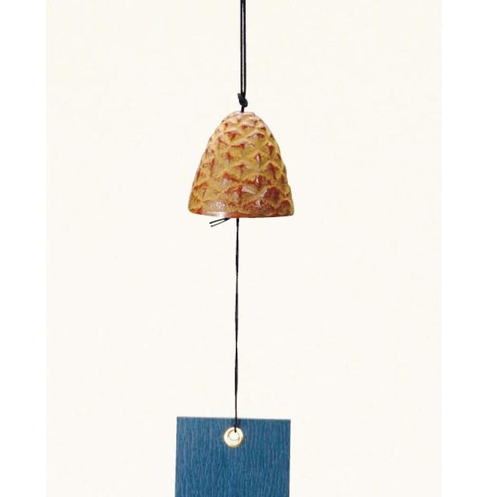 Iwachu Wind Chime Pine Brown Body Size 27021 Design Accessory Nambu Tekki (cm)4×(H)4.5