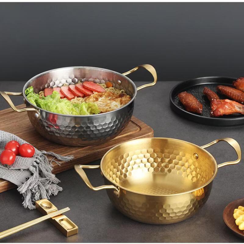 Milin Hammered Stainless Steel Soup Pot