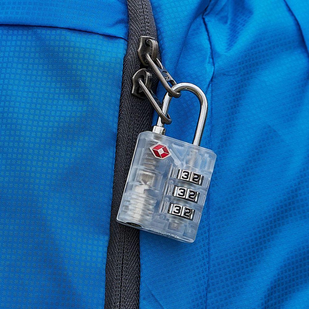 Transparent Customs Password Lock TSA Suitcase Luggage Coded Lock New Cabinet Padlock  for Travel
