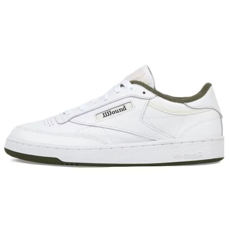 Унисекс кроссовки JJJJound x Reebok Club C 85 Olive Белые GX9657 37.5