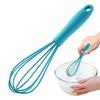 Egg Whisk, Handheld Egg Beater, Kitchen Mini Silicone Handmade Egg Beater, Household Handheld Multifunctional Baking Tool, Flour Mixer, Handheld Ballo