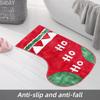Christmas Tree Shape Floor Mat Anti Slip Entrance Door Bedroom Bath Toilet Mat Carpet 2025 New Year Gift Navidad Home Decoration