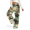 2026 Women's Versatile Wide-Leg Camouflage Casual Pants