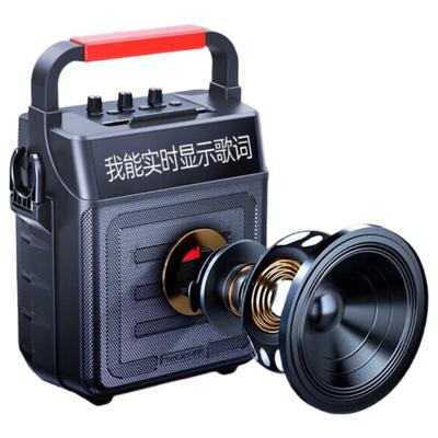 Newman K22 Portable Karaoke Speaker with Lyrics Display and Single Mic CN Plug (adapter Included)