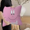 Les Barbapapa Family Anime Cushion Cover Pillowcase Upholstery Sofa Throw Pillow Home Decor Pillowcas