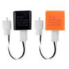 Reliable DC12V Motorcycle Flasher Relays With Adjustable Flash Rate Suitable For Improved Vehicle Recognition And Safety