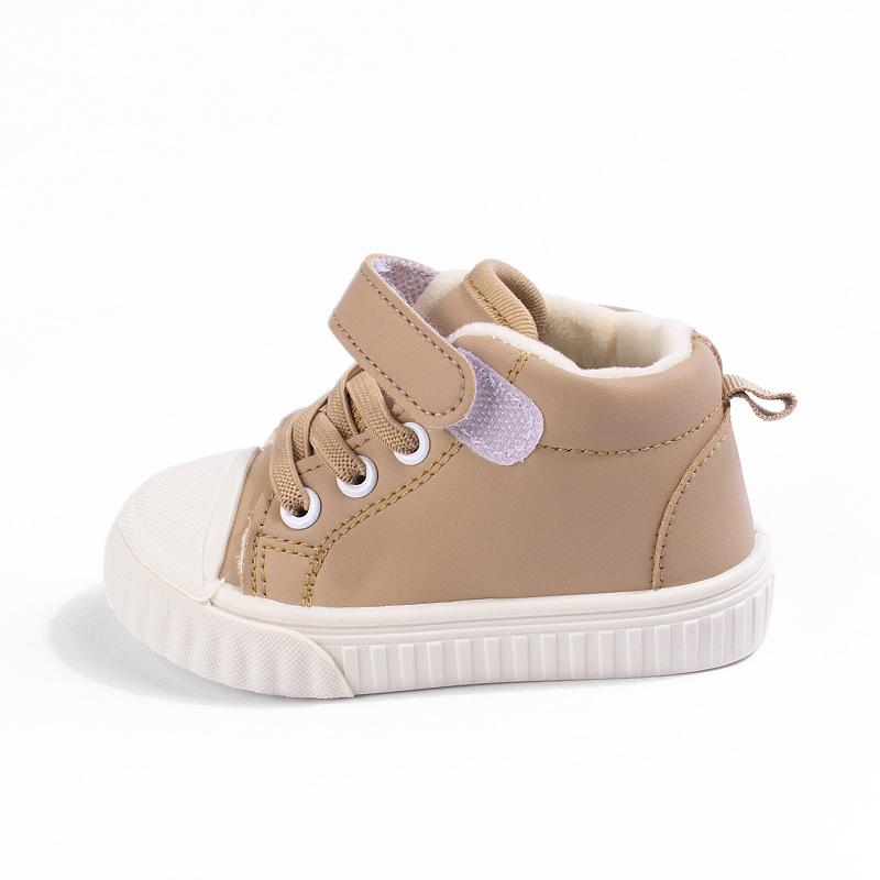 

Warm Winter Cotton Sports Shoes for Toddlers - Soft Sole, Plush Lining, Magic Tape Closure, Unisex 21/13.5cm