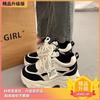 Popular Versatile Platform Dad Shoes Women's Feet Small Heightening Shoes 2025 New Autumn and Winter Muffin Casual Sports Shoes