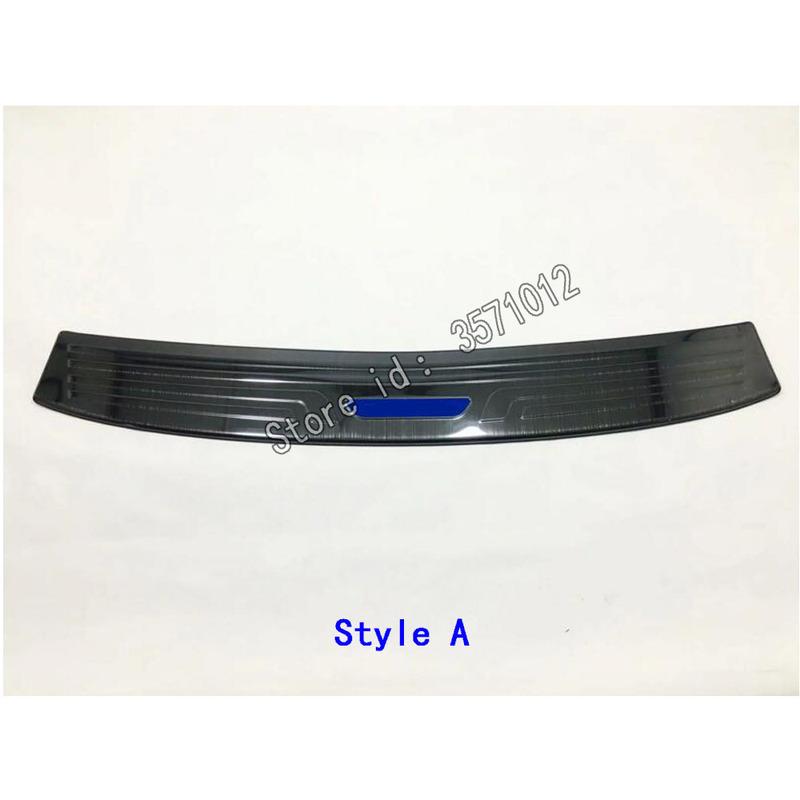 Car External Rear Bumper Trunk Trim Frame Cover Detector Stainless Steel Plate Pedal 1PCs For Hyundai Tucson