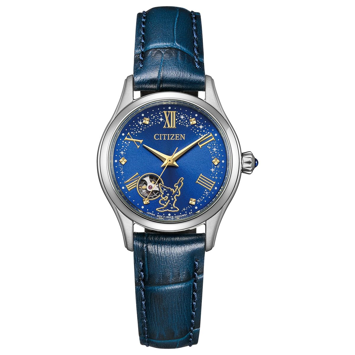 

Citizen Disney Collection Mechanical Disney FANTASIA Watch, Waterproof, Blue, Women s, PR1040-02L