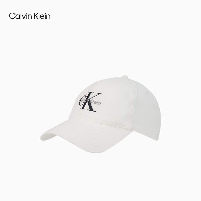 Хлопковая Бейсболка Calvin Klein Jeans Унисекс с Вышитым Логотипом One Size молочный белый